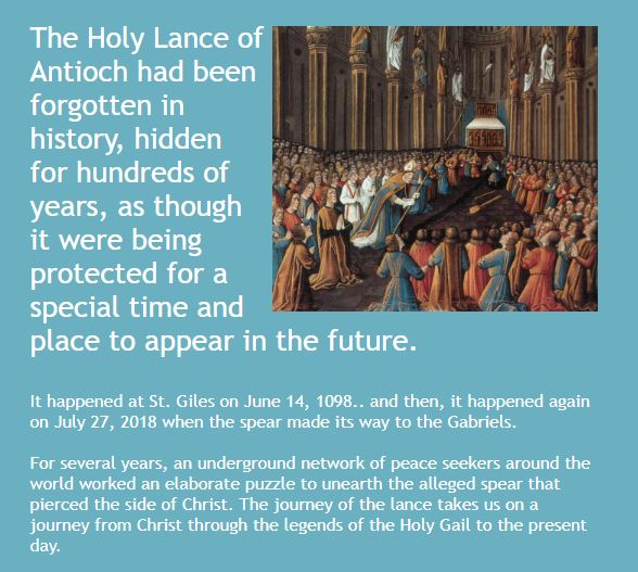 Holy lance of antioch